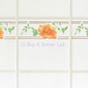 Tile Transfers Water Slide Decal Border Grecco Flower 8 Pack