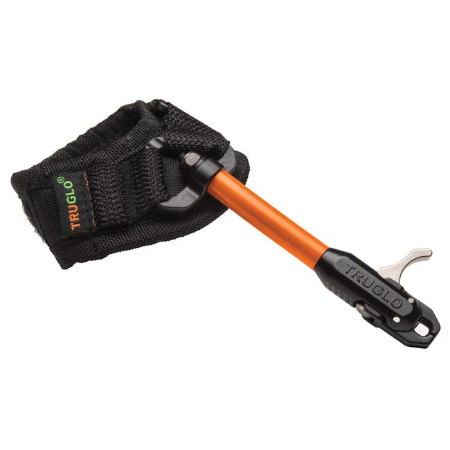 TRUGLO SPEED-SHOT XS Dual-Jaw Archery Release, Black Leather Strap, Junior