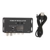UHF Modulator, Sturdy Exquisite Workmanship TV Link Modulator,Simple Appearance Design AV to RF Converter,for AV Source Set Top Boxes