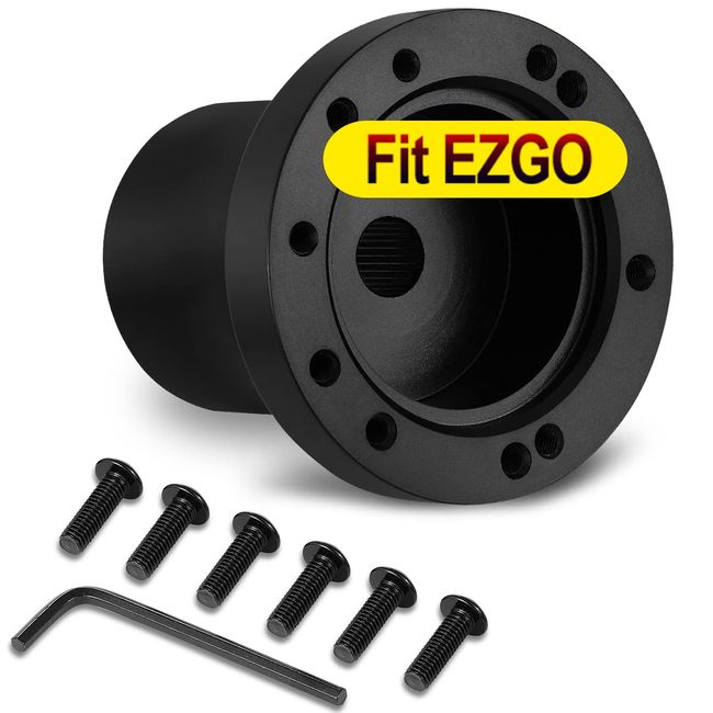 Golf Cart Steering Wheel Adapter for EZGO TXT&RXV (Including Installation Tools)