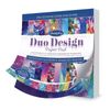 Hunkydory Duo Design Paper Pads - Iridescent Rainbow & Sparkling Sequins