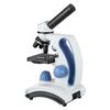 AmScope 40X-1000X Student Microscope Kit + 10-piece Slide Set + Experiment Cards
