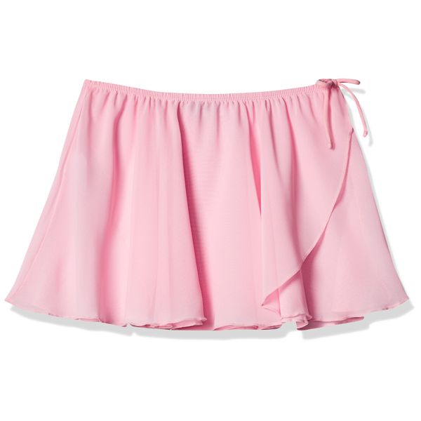 Jacques Moret Little Girls Dance Basic Wrap Skirt, Pink, Small(6-7)
