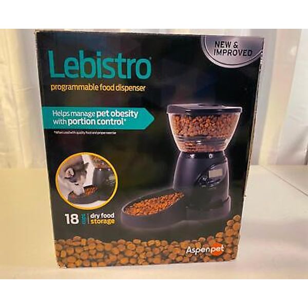 Lebistro Programammable 18 Cup Dry Pet Food Dispenser