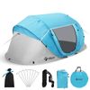VILLEY 2Person Pop Up Tent Waterproof Camping Beach Tent Automatic Setup Instant
