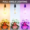 MOES 2Pack Smart WiFi ST64 Edison LED Light Bulbs Multicolor CW&RGB Dimmable 40W