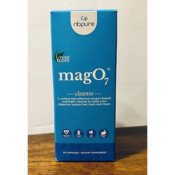 Mag O7 Oxygen Digestive System Colon Cleanse Detox Capsules 30 c nbpure