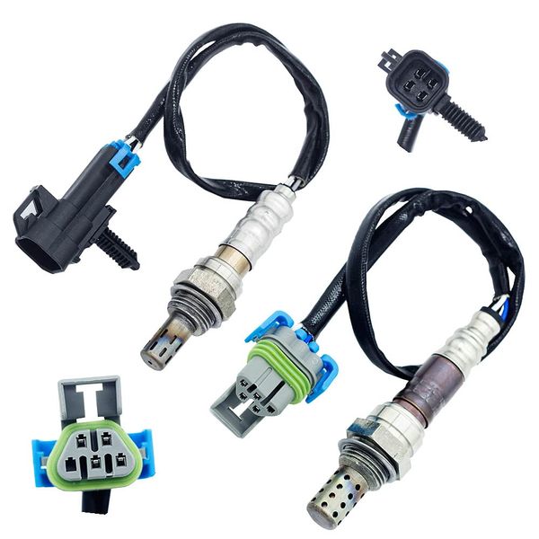 Guniang Oxygen Sensor for Chevrolet Malibu Equinox Captiva Sport GMC Terrain Pontiac Solstice G6 Saturn Vue Sky Aura 2.4L Upstream+Downstream 2pcs