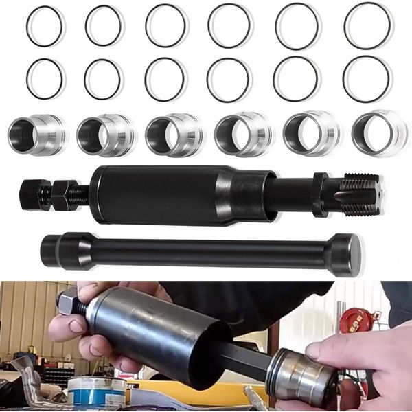 For Caterpillar 3126B CAT C7 C9 Injector Sleeve Cup Removal Tool & Install Kit