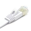 kenable FLAT CAT6A S/STP Shielded 500MHz Ethernet LAN Cable RJ45 2m White