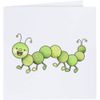 'Happy Caterpillar' Blank Greeting Card (GC00010865)