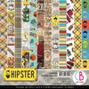 Ciao Bella Hipster Double-Sided Paper Pad 6"x6" 24 / Pkg