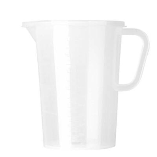 3L Plastic Pour Measuring Cup Water Containers Pitcher Jug,Graduated Beakers