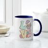 CafePress Happy Easter Love Mugs 11 oz (325 ml) Ceramic Coffee Mug