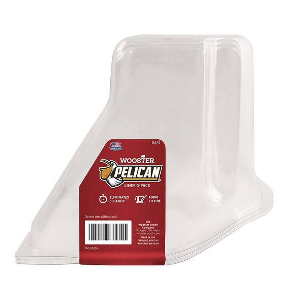 Wooster Brush 8629 Pelican Liner 3-Pack