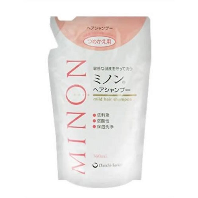 MINON Hair Shampoo, Refill, 12.8 fl oz (360 ml)