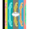 Composition Notebook: College Ruled Guitar Handle Notebook