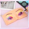 5D Makeup Exercise Face Board, Perfect Aid for Practising Makeup Practice Board, Makeup Practice Face Board, Reusable Silicone Makeup Practice Board