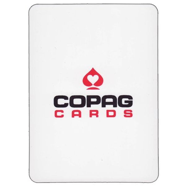 Copag White Plastic Cut Card - Choose Size (Poker or Bridge)