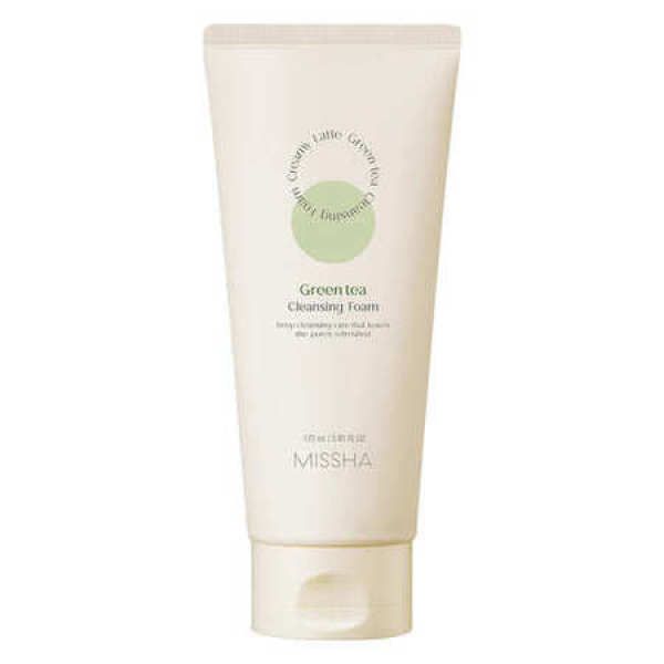 Missha Creamy Latte Cleansing Foam Foam Cleansing Green Tea 172ml_MC