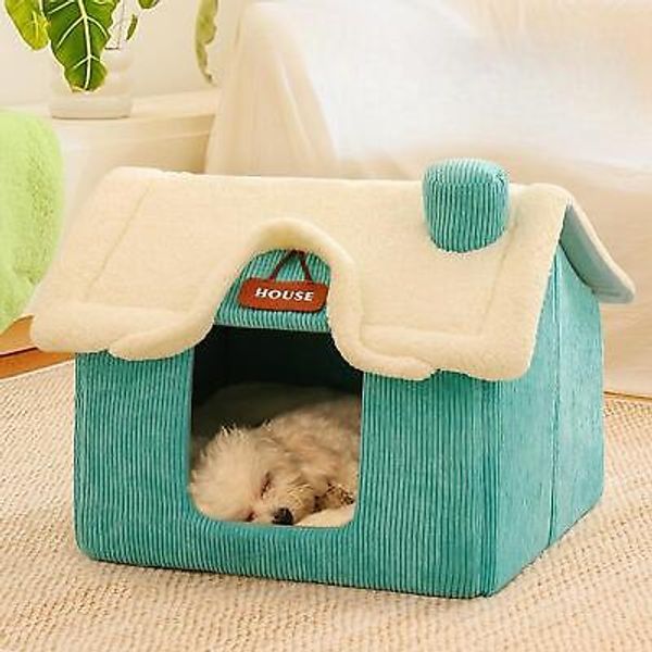 Cat Bed for Indoor Cats Pet Supplies Kennel Warm Winter Pet Shelter Dog Cats