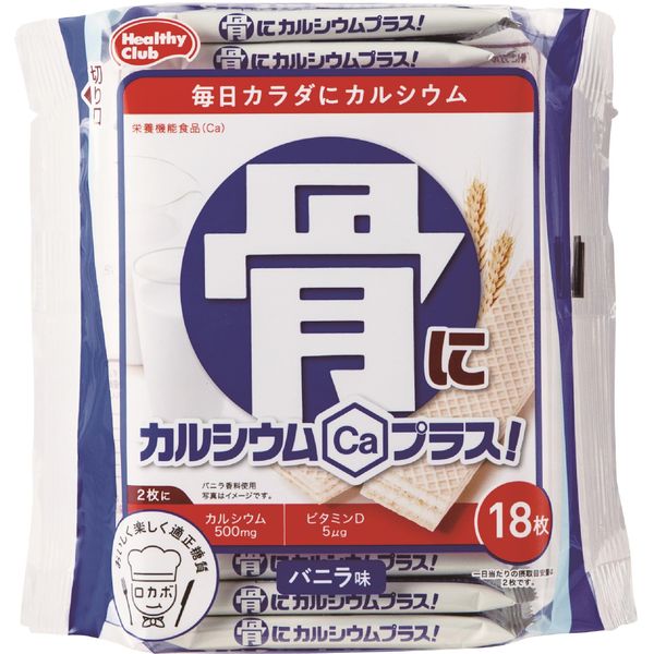 Hamada Confect, Calcium Wafers for Bones, 18 Sheets