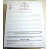 Printed Carbonless Forms, 2-Part,  8.5" x 11"  Custom business forms, 500 sets