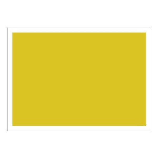 Unit Bib Sticker Back Solid Yellow