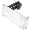 5/8inch Wall-Mounted Universal Thread Magnetic Bracket for Laser Level L Shape Fixed Stand - Black