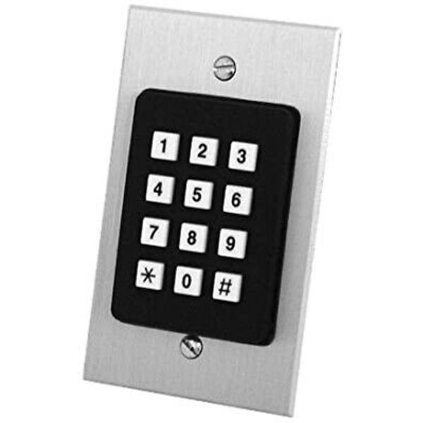 AAS Advantage DKE Access Control Keypad Flush Mount 100 Code 12/24V Single Gang