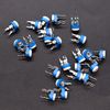 Taiss 15 Values 100-2M Ohm Variable Resistor Potentiometer 6mm Potentiometer Assortment Kit with Transparent Plastic Box