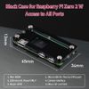 GeeekPi for Zero 2 W Case - 7 in 1 Basic Starter Kit with Acrylic Raspberry Pi Zero Case, 20Pin GPIO Header, OTG Cable, Switch Cable, HDMI Adapter, Heatsink and Screwdriver (Black)