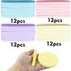 48 Pcs Facial Sponges, Compressed Face Cleansing Sponge Cellulose Face Sponge for Men Women Massage Makeup Removal(Blue,Pink,Purple,Yellow)