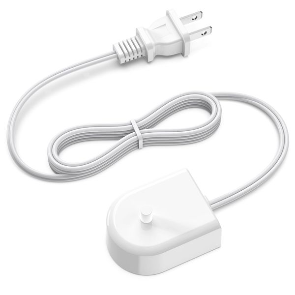 Replacement Charger Base for Philips Sonicare Electric Toothbrush HX6100, Charging Base for Philips Sonicare Protective Clean HX4100/ HX5100/5300/6500/ HX6000/ HX9000 Portable Waterproof Power Cord
