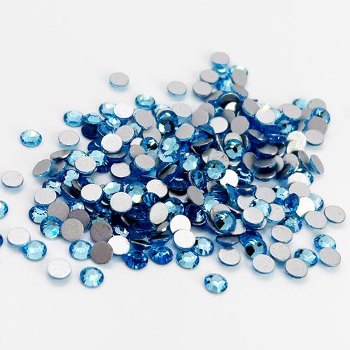 AURORA Crystal Round-Flat Back ss6 Aquamarine 240pcs