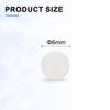 sourcing map 100pcs PP Plastic Bearing Balls 6mm Solid Plastic Balls, Precision Bearing Ball, White