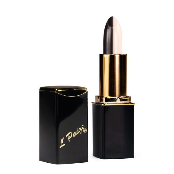 L'Paige (L11 BLACK/WHITE Split-Stick Lipstick, Aloe Vera Based, Long-lasting, Moisturizing