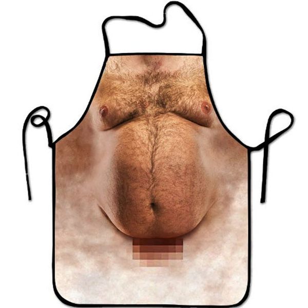 Anzhee Sexy Apron Creative Cooking Apron Kitchen Apron Barbecue BBQ Apron Funny Men Motif Apron for Men Women Party Costume Funny Apron for Friend Women Men Novelty Funny Apron Gift Style05