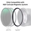 K&F Concept Magnetic Step Up Ring,Filter-Adapter-Ring(Kompatibel mit K&F Magnetfilter)-77mm