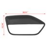 Interior Door Panel Insert Hard Cover For Ford Mustang 2005-2009 Pair Dark Gray ABS