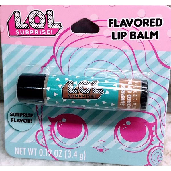 L.O.L. SURPRISE Flavored Lip Balm: 0.12 0z