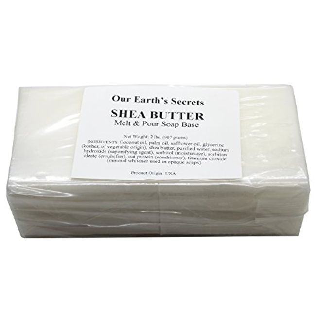 Shea Butter - 2 Lbs Melt and Pour Soap Base - Ou