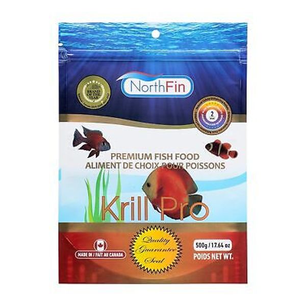 Northfin Fish Food Krill Formula Slow Sinking Pellets (2mm 500g)