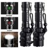 Super-Bright Flashlight LED Tactical Torch LED  Rechargeble Battery 990000000LM