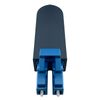 YIENFBEV LC Fiber Optic Loopback Adapter - LC Singlemode 9/125 Tester Adapter - Blue 2 Pack