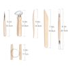 Nozomy Clay Tools,12PCS Pottery Clay Sculpting Tool Set