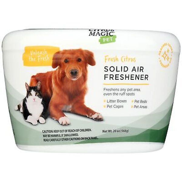 Pet Odor Eliminator Solid Air Freshener, Fresh Citrus, 20-Ounce, Pack of 1