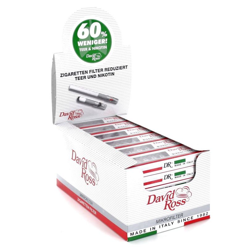 David Ross Cigarette Micro Filters 36 x 10 Pack - Online Marketplace ...