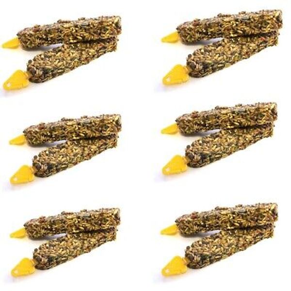 12 Critters Choice Nutty Seed Sticks Healthy Small Animal Food & Treat Toy