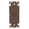 RiteAV HDMI Wall Plate Rocker Module [Brown]